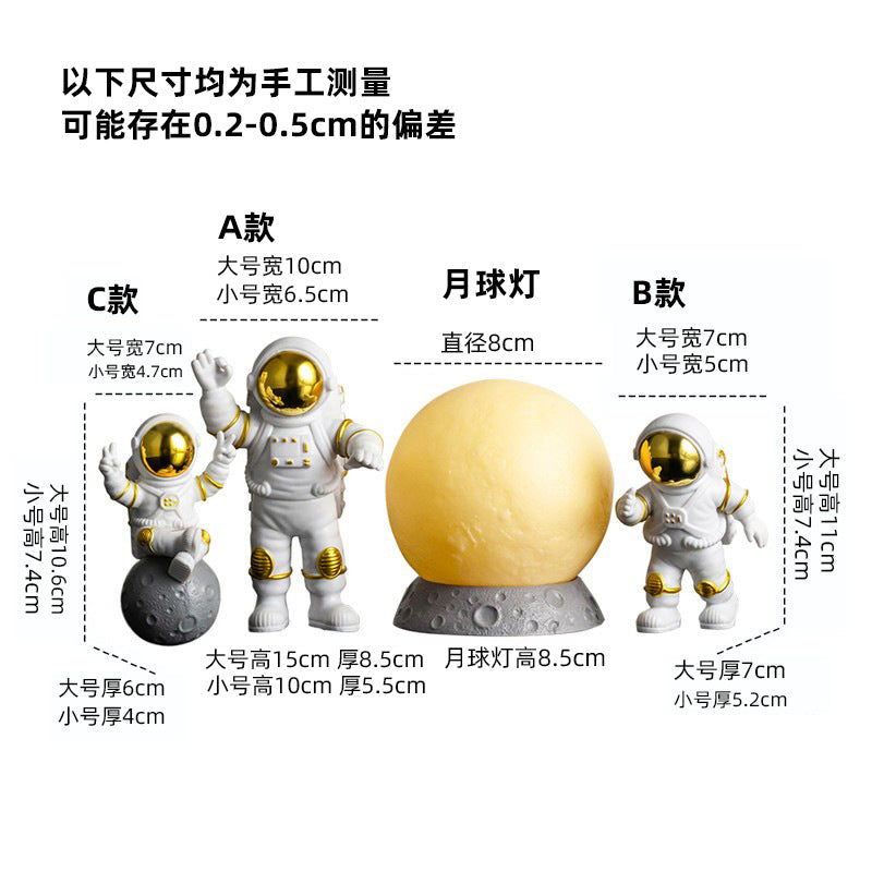 Wholesale astronaut hand model creative astronaut blind box decoration living room TV cabinet decoration birthday gift