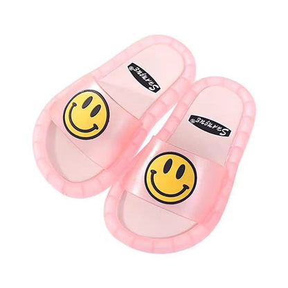 Chinelos infantis com LED para meninos e meninas