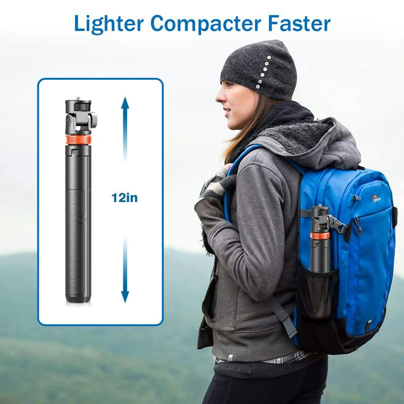 Iphone 16/15/14/13 Compatible Tripod, 62 Inches, Upgraded Version with Remote Control, Easy to Travel & Stable Camera Accessories Selfie Cellphone Smartphone