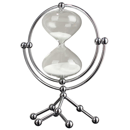 Cross-border new modern round hourglass 30-minute timer decoration boss office study decoration decoration