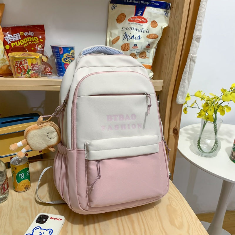 Mochila masculina simples de grande capacidade