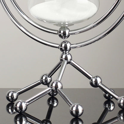 Cross-border new modern round hourglass 30-minute timer decoration boss office study decoration decoration