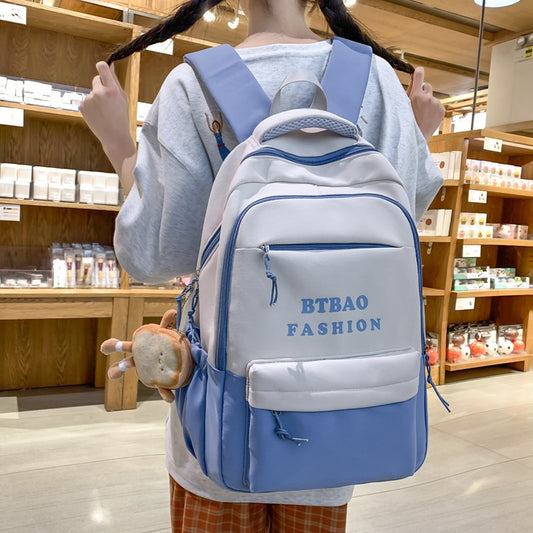 Mochila masculina simples de grande capacidade