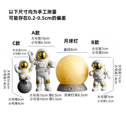 Wholesale astronaut hand model creative astronaut blind box decoration living room TV cabinet decoration birthday gift